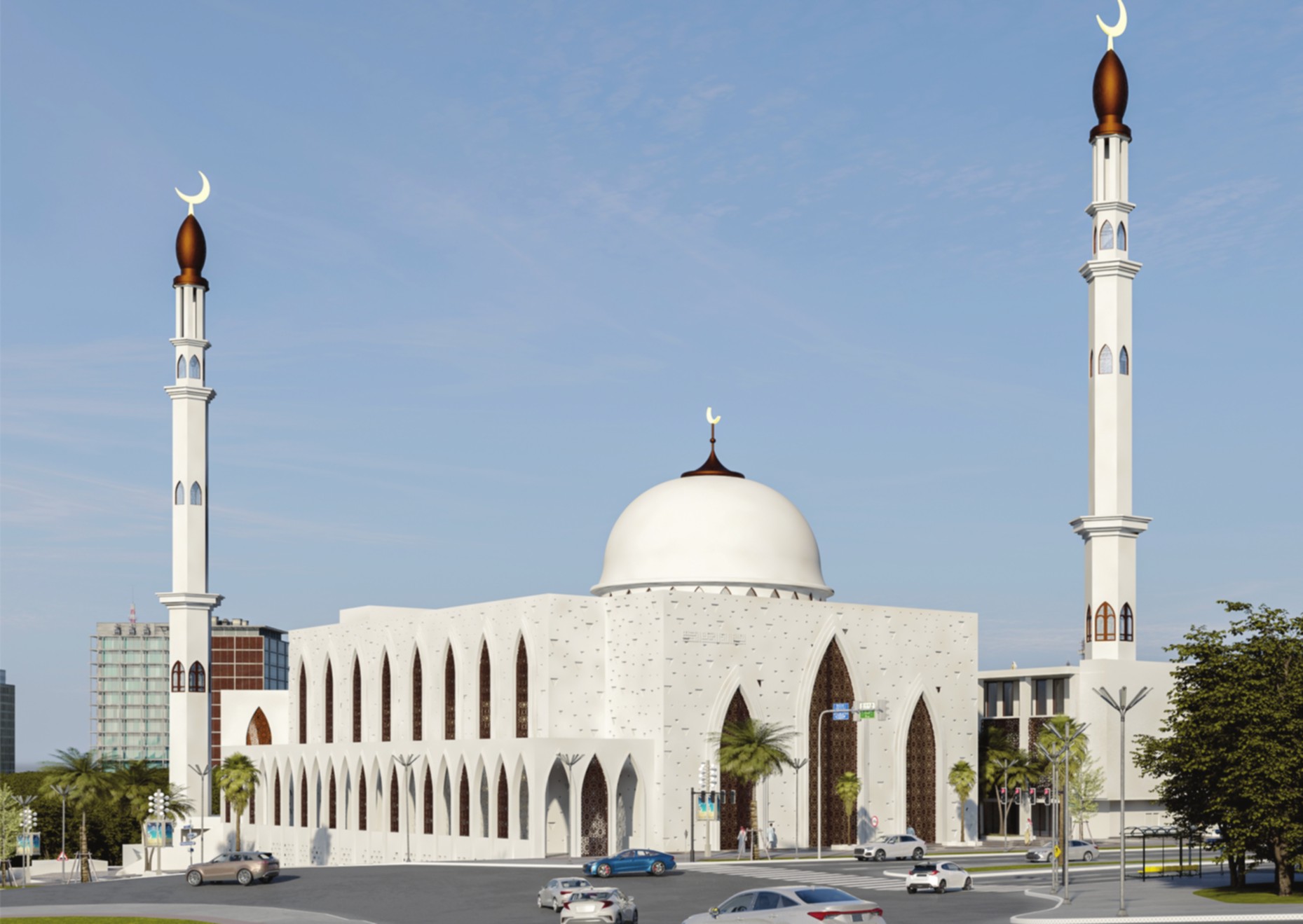 Imamu Ahmed Mesjid architectural view